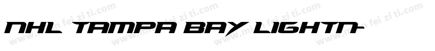 NHL Tampa Bay Lightn字体转换